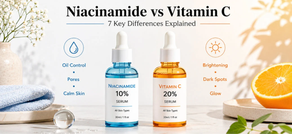 Niacinamide vs. Vitamin C Serums Whats the Ideal Choice to Fight Hyperpigmentation